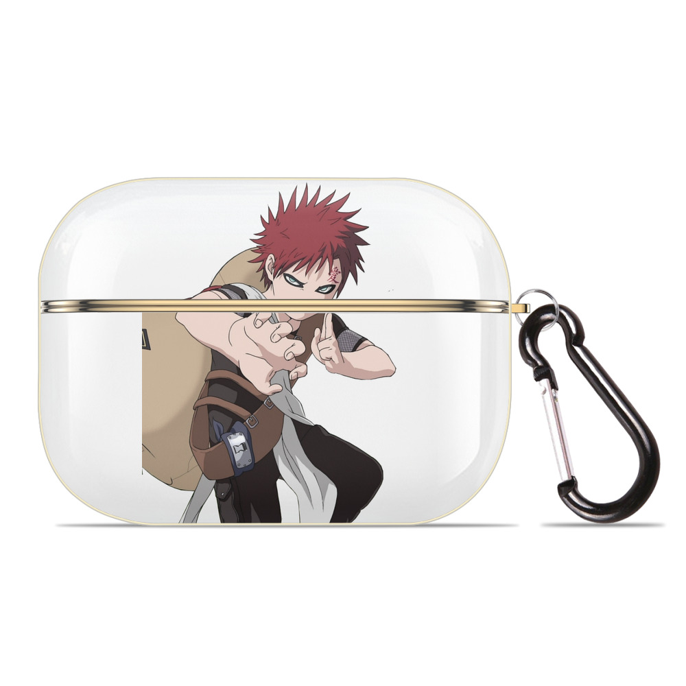 （画像用） NARUTO -ナルト- ガアラ Gaara 【AirPods Pro用】ハードシェル保護ケース｜耐衝撃・防指紋・カラビナ付き商品仕様