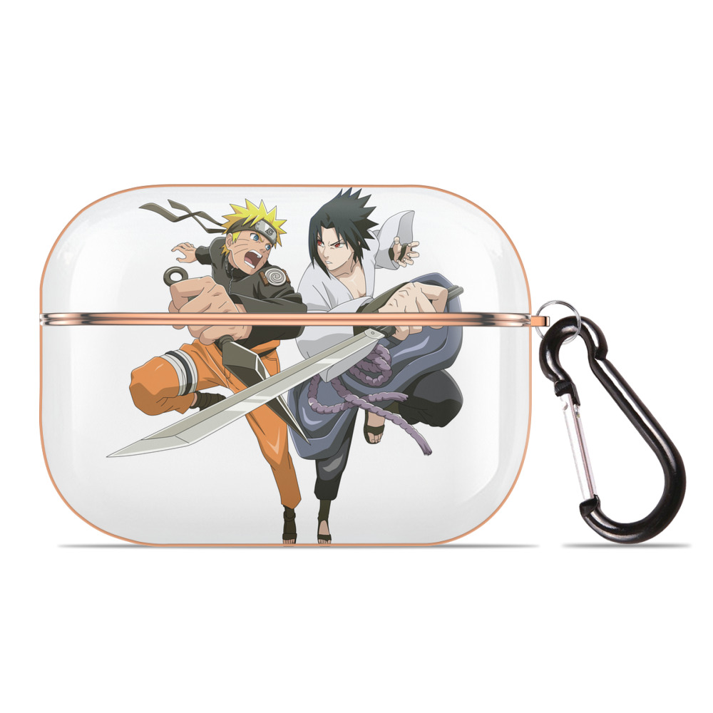 （画像用） NARUTO -ナルト- うずまき ナルト Uzumaki Naruto 【AirPods Pro用】ハードシェル保護ケース｜耐衝撃・防指紋・カラビナ付き商品仕様
