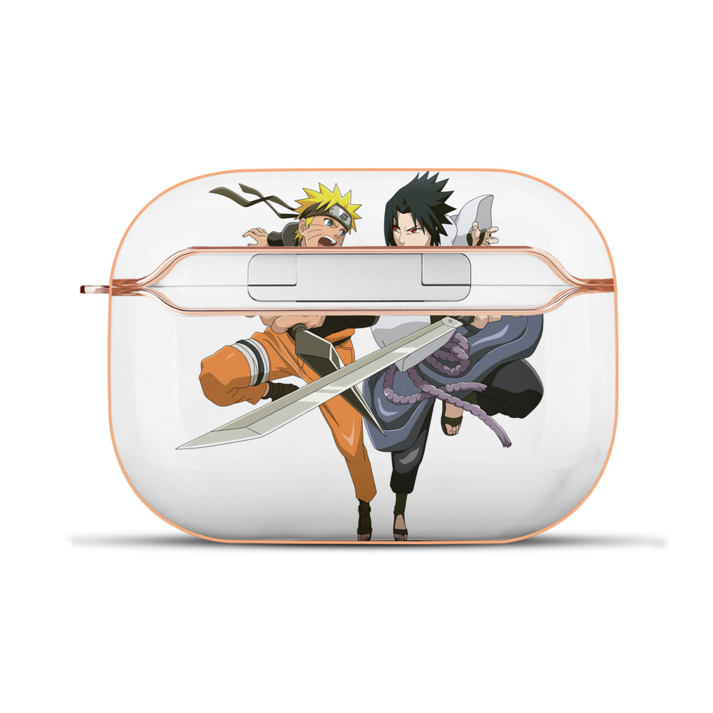 （画像用） NARUTO -ナルト- うずまき ナルト Uzumaki Naruto 【AirPods Pro用】ハードシェル保護ケース｜耐衝撃・防指紋・カラビナ付き商品仕様