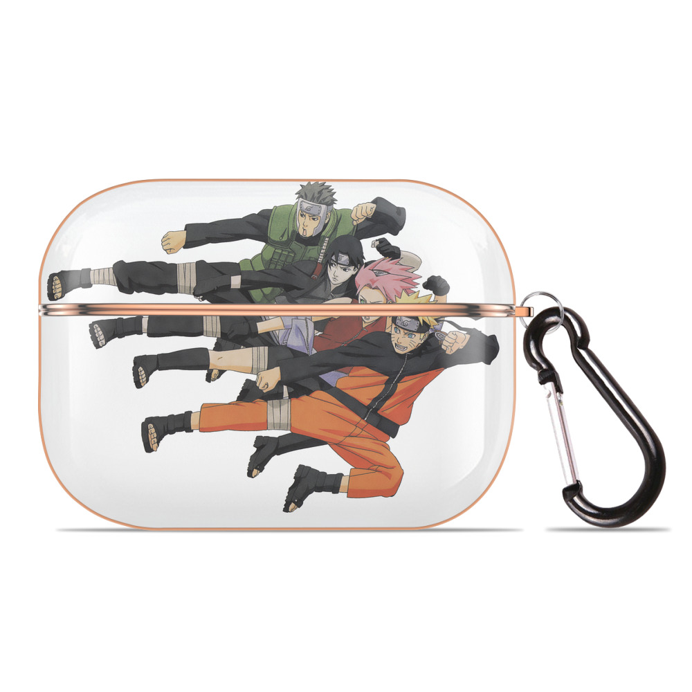 （画像用） NARUTO -ナルト- うずまき ナルト Uzumaki Naruto 【AirPods Pro用】ハードシェル保護ケース｜耐衝撃・防指紋・カラビナ付き商品仕様