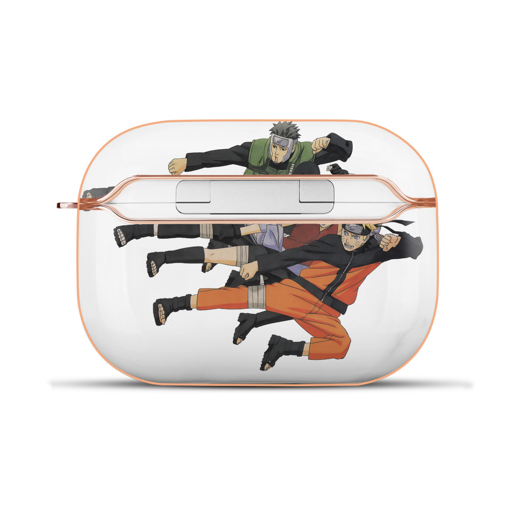 （画像用） NARUTO -ナルト- うずまき ナルト Uzumaki Naruto 【AirPods Pro用】ハードシェル保護ケース｜耐衝撃・防指紋・カラビナ付き商品仕様