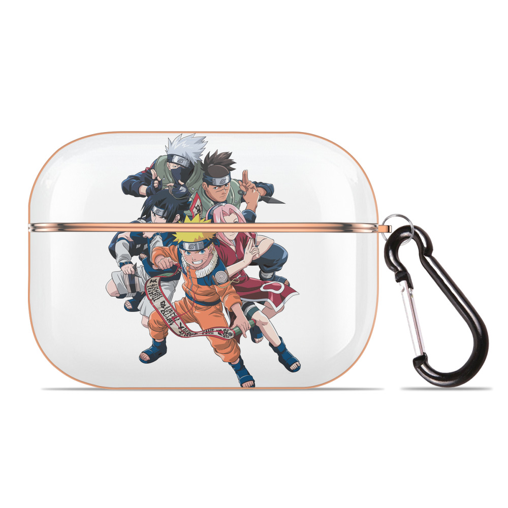 （画像用） NARUTO -ナルト- うずまき ナルト Uzumaki Naruto 【AirPods Pro用】ハードシェル保護ケース｜耐衝撃・防指紋・カラビナ付き商品仕様