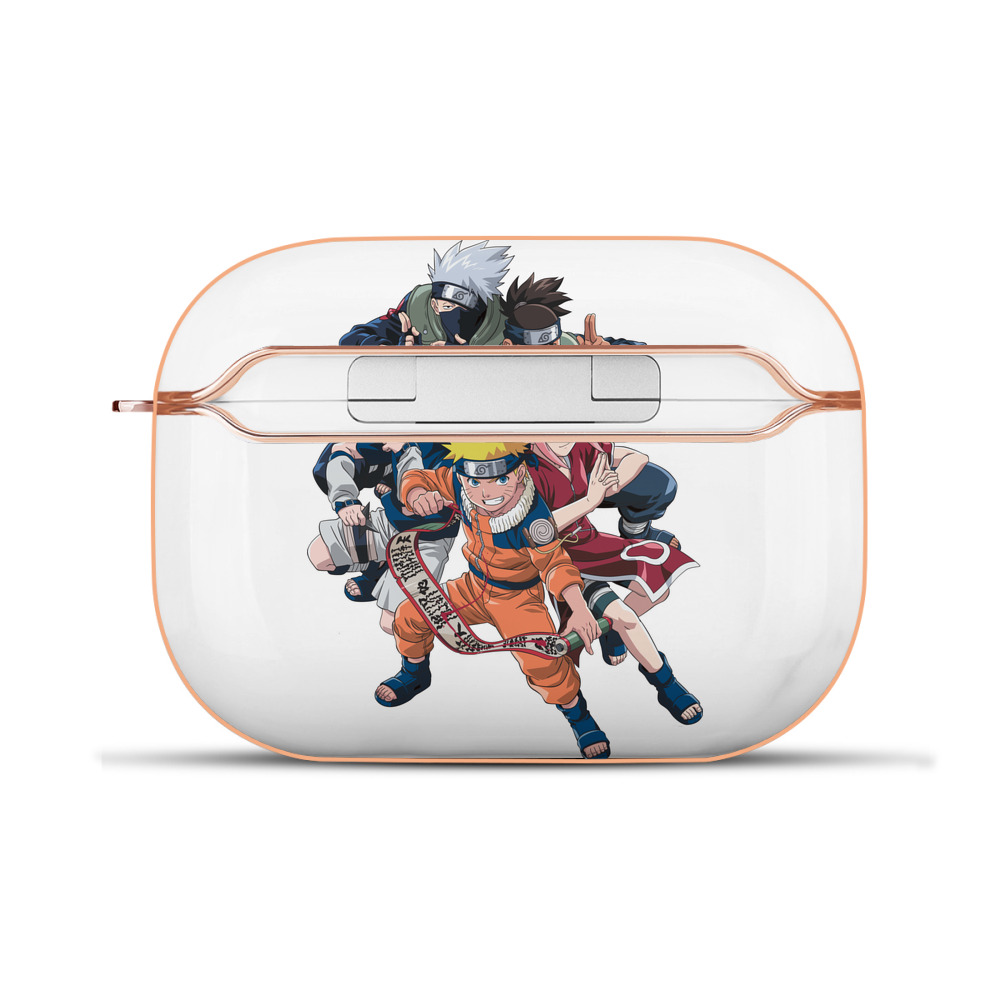 （画像用） NARUTO -ナルト- うずまき ナルト Uzumaki Naruto 【AirPods Pro用】ハードシェル保護ケース｜耐衝撃・防指紋・カラビナ付き商品仕様