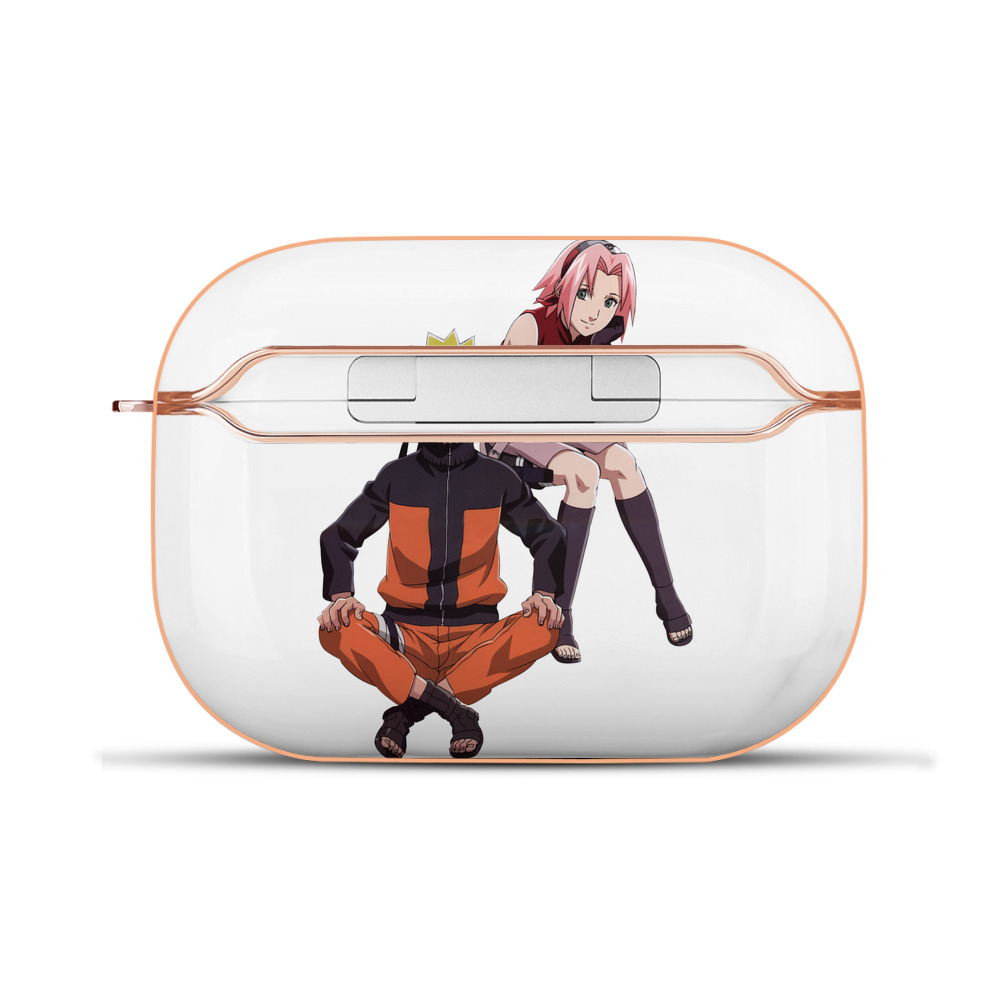 （画像用） NARUTO -ナルト- うずまき ナルト Uzumaki Naruto 【AirPods Pro用】ハードシェル保護ケース｜耐衝撃・防指紋・カラビナ付き商品仕様