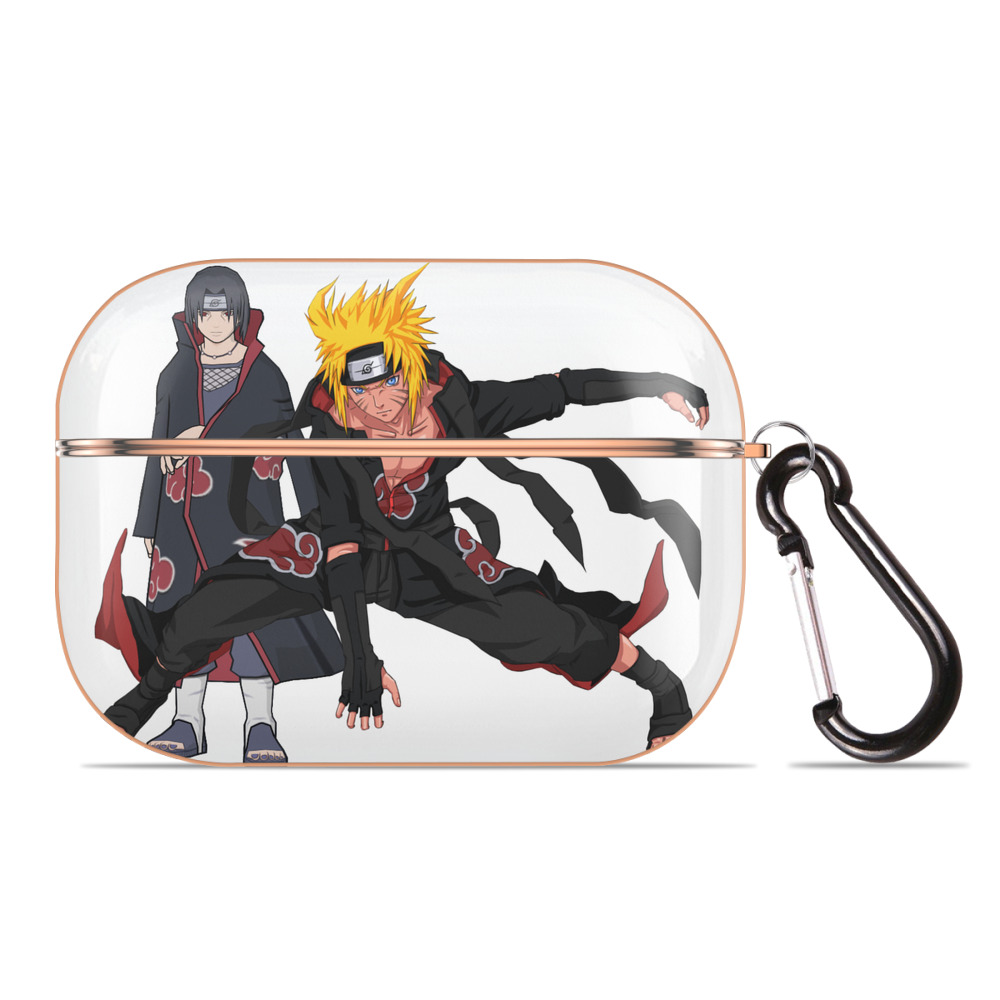 （画像用） NARUTO -ナルト- うずまき ナルト Uzumaki Naruto 【AirPods Pro用】ハードシェル保護ケース｜耐衝撃・防指紋・カラビナ付き商品仕様