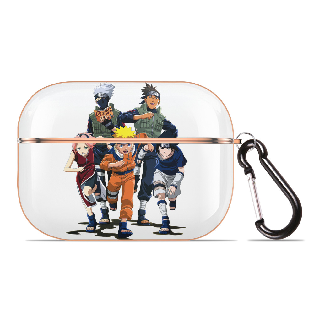 （画像用） NARUTO -ナルト- うずまき ナルト Uzumaki Naruto 【AirPods Pro用】ハードシェル保護ケース｜耐衝撃・防指紋・カラビナ付き商品仕様