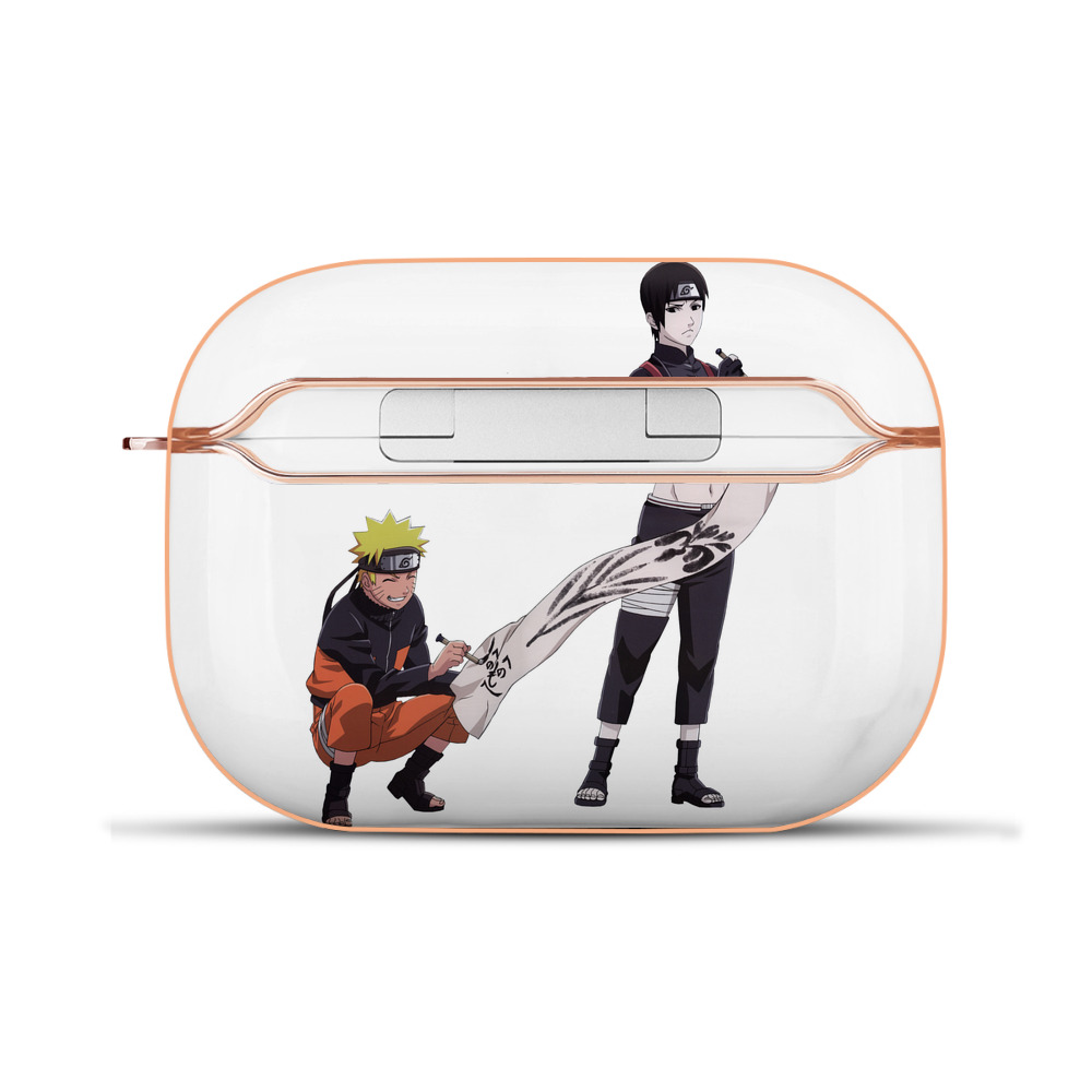 （画像用） NARUTO -ナルト- うずまき ナルト Uzumaki Naruto 【AirPods Pro用】ハードシェル保護ケース｜耐衝撃・防指紋・カラビナ付き商品仕様