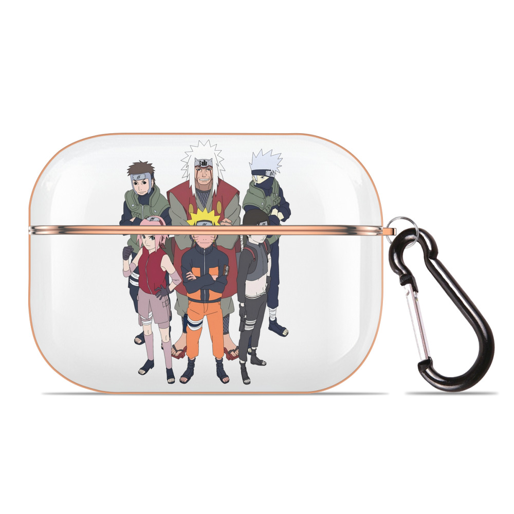 （画像用） NARUTO -ナルト- うずまき ナルト Uzumaki Naruto 【AirPods Pro用】ハードシェル保護ケース｜耐衝撃・防指紋・カラビナ付き商品仕様