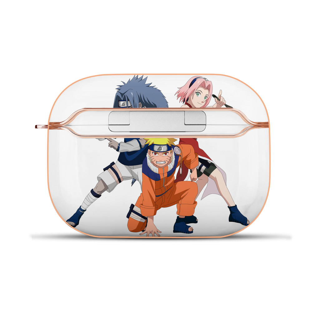 （画像用） NARUTO -ナルト- うずまき ナルト Uzumaki Naruto 【AirPods Pro用】ハードシェル保護ケース｜耐衝撃・防指紋・カラビナ付き商品仕様