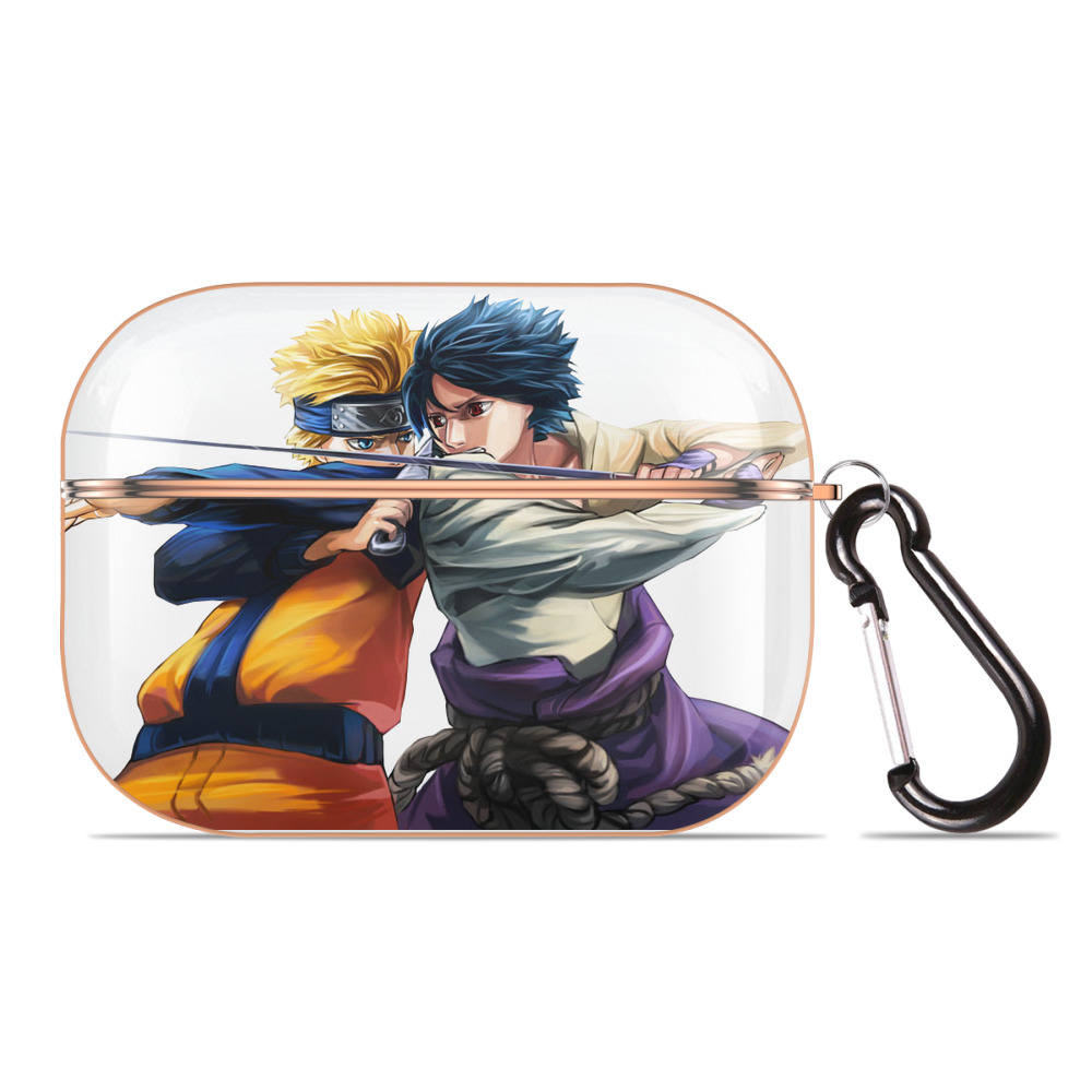 （画像用） NARUTO -ナルト- うずまき ナルト Uzumaki Naruto 【AirPods Pro用】ハードシェル保護ケース｜耐衝撃・防指紋・カラビナ付き商品仕様