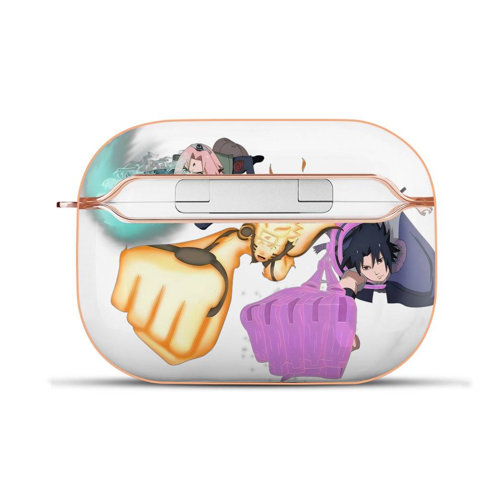 （画像用） NARUTO -ナルト- うずまき ナルト Uzumaki Naruto 【AirPods Pro用】ハードシェル保護ケース｜耐衝撃・防指紋・カラビナ付き商品仕様