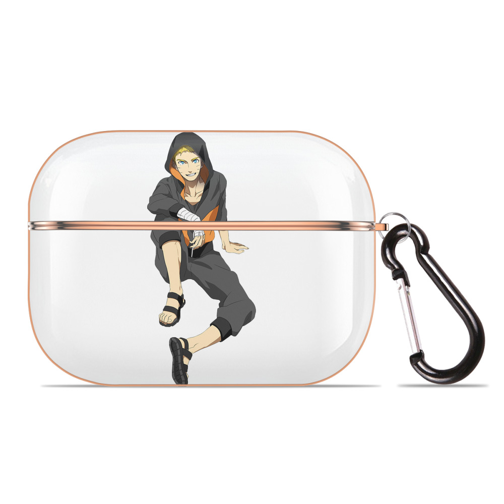 （画像用） NARUTO -ナルト- うずまき ナルト Uzumaki Naruto 【AirPods Pro用】ハードシェル保護ケース｜耐衝撃・防指紋・カラビナ付き商品仕様