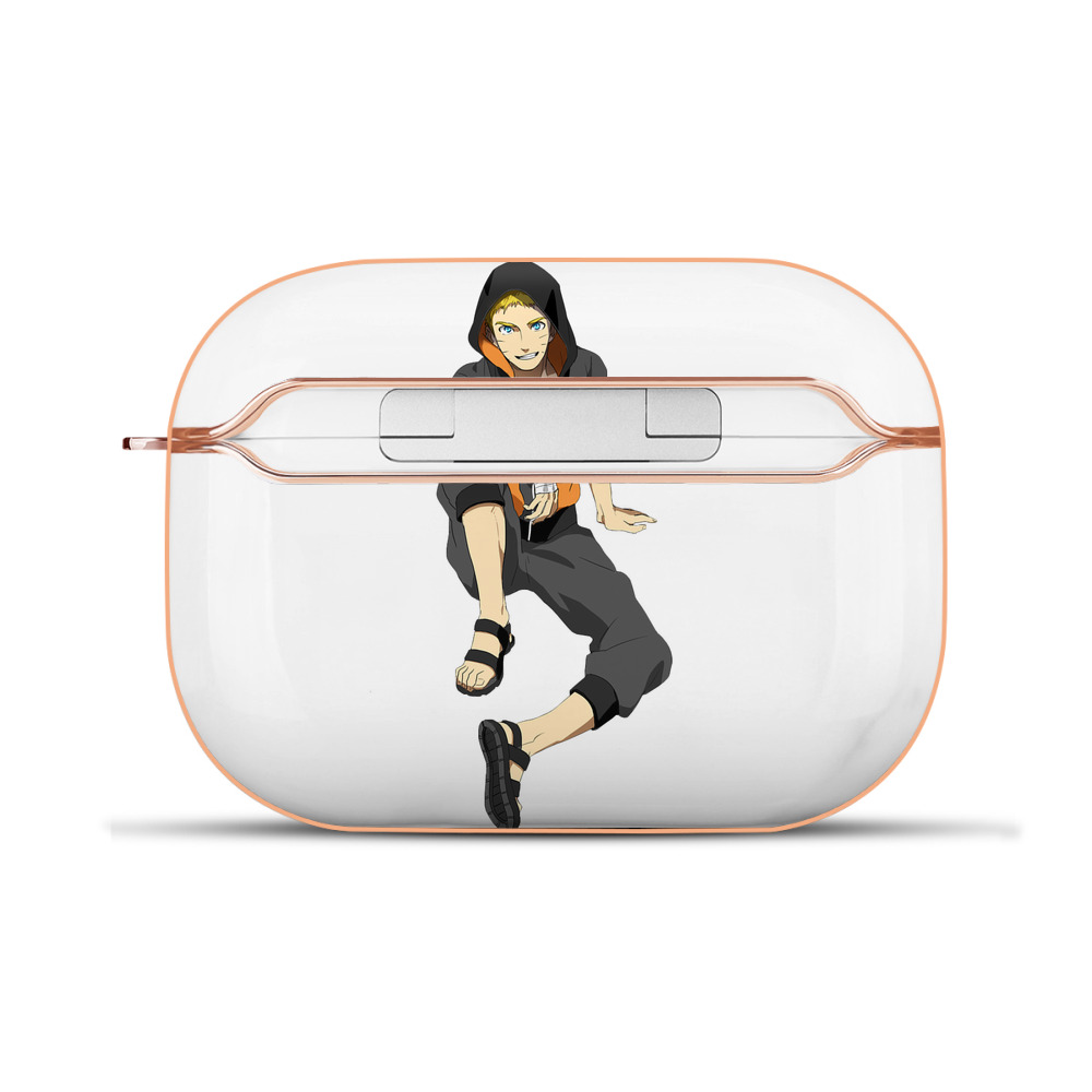 （画像用） NARUTO -ナルト- うずまき ナルト Uzumaki Naruto 【AirPods Pro用】ハードシェル保護ケース｜耐衝撃・防指紋・カラビナ付き商品仕様