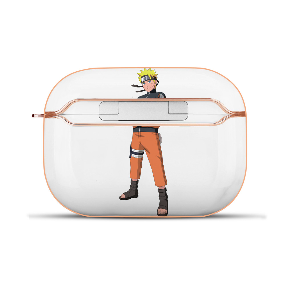 （画像用） NARUTO -ナルト- うずまき ナルト Uzumaki Naruto 【AirPods Pro用】ハードシェル保護ケース｜耐衝撃・防指紋・カラビナ付き商品仕様