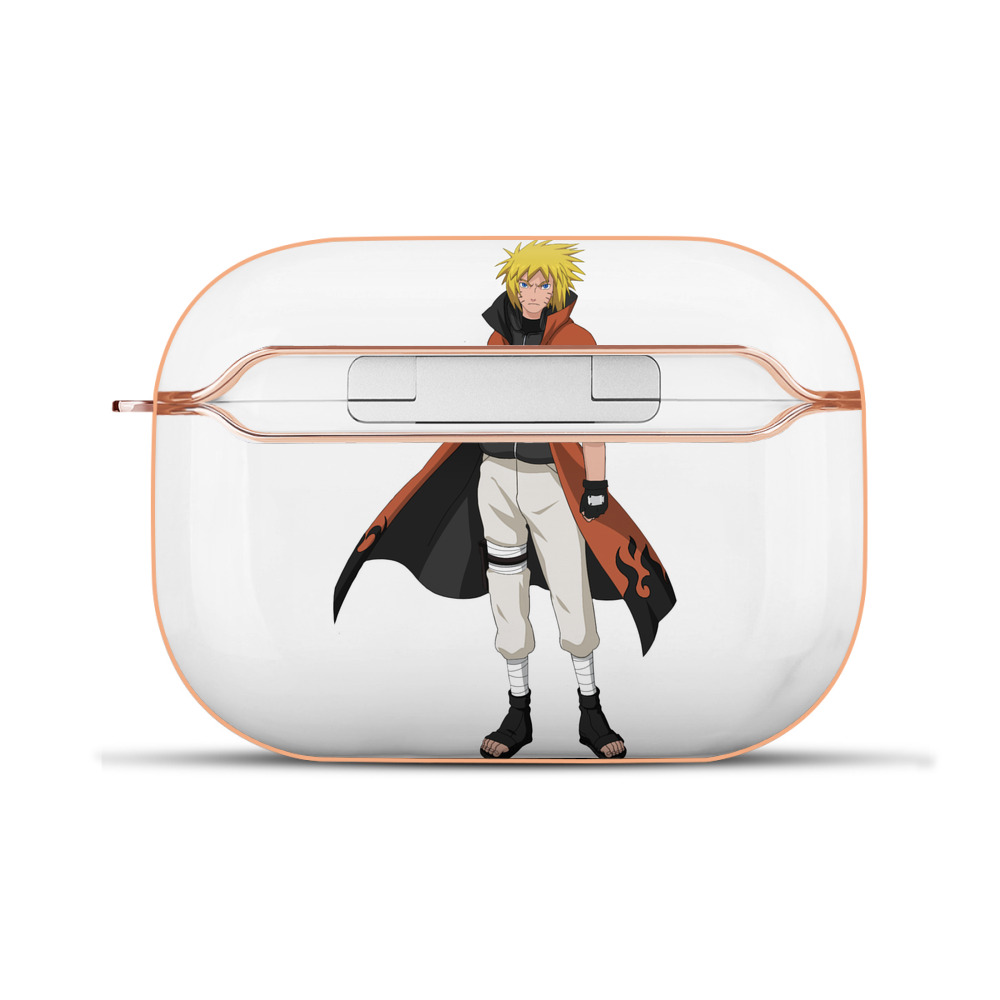 （画像用） NARUTO -ナルト- うずまき ナルト Uzumaki Naruto 【AirPods Pro用】ハードシェル保護ケース｜耐衝撃・防指紋・カラビナ付き商品仕様