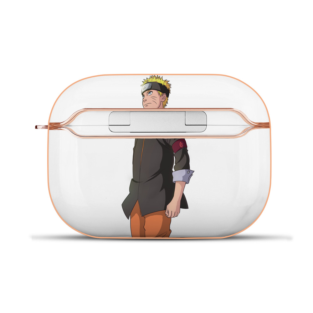 （画像用） NARUTO -ナルト- うずまき ナルト Uzumaki Naruto 【AirPods Pro用】ハードシェル保護ケース｜耐衝撃・防指紋・カラビナ付き商品仕様