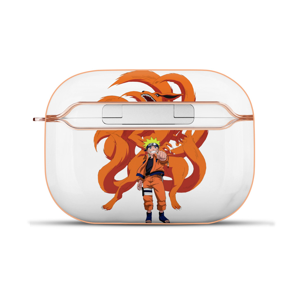 （画像用） NARUTO -ナルト- うずまき ナルト Uzumaki Naruto 【AirPods Pro用】ハードシェル保護ケース｜耐衝撃・防指紋・カラビナ付き商品仕様