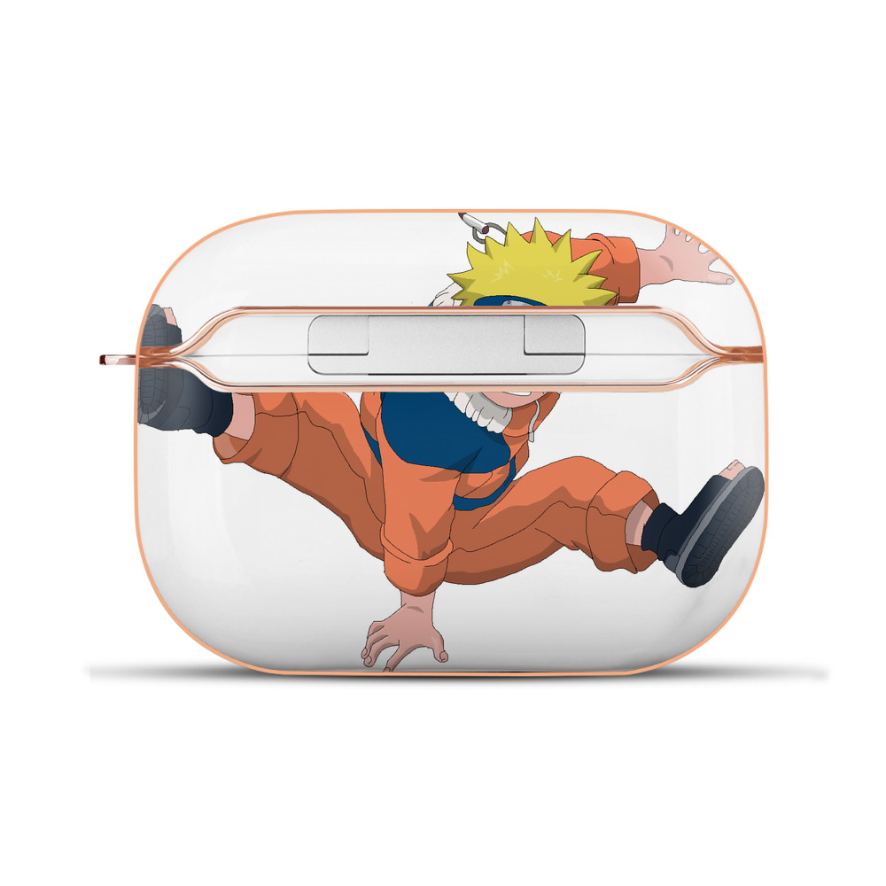 （画像用） NARUTO -ナルト- うずまき ナルト Uzumaki Naruto 【AirPods Pro用】ハードシェル保護ケース｜耐衝撃・防指紋・カラビナ付き商品仕様