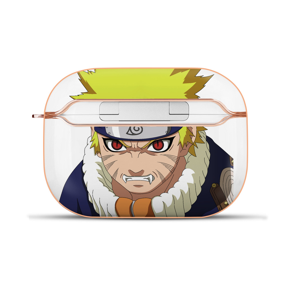 （画像用） NARUTO -ナルト- うずまき ナルト Uzumaki Naruto 【AirPods Pro用】ハードシェル保護ケース｜耐衝撃・防指紋・カラビナ付き商品仕様