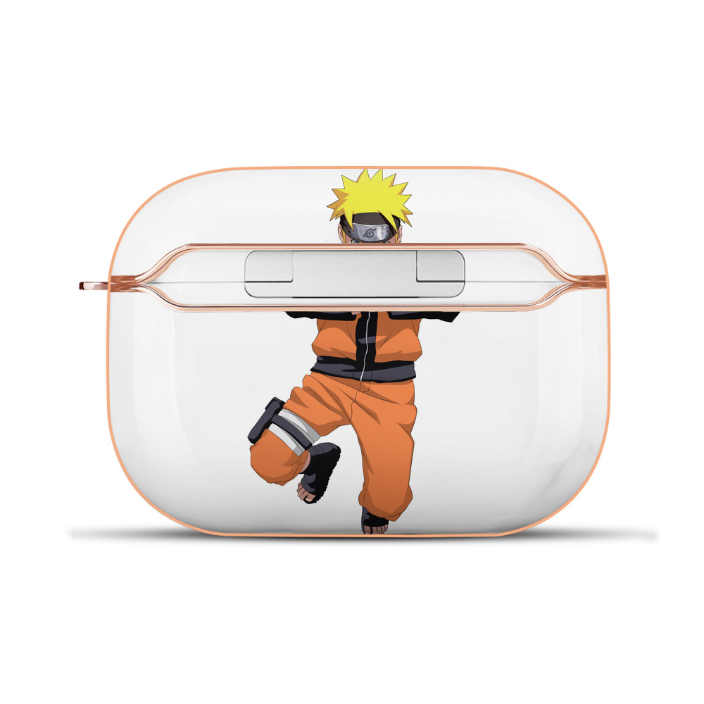 （画像用） NARUTO -ナルト- うずまき ナルト Uzumaki Naruto 【AirPods Pro用】ハードシェル保護ケース｜耐衝撃・防指紋・カラビナ付き商品仕様