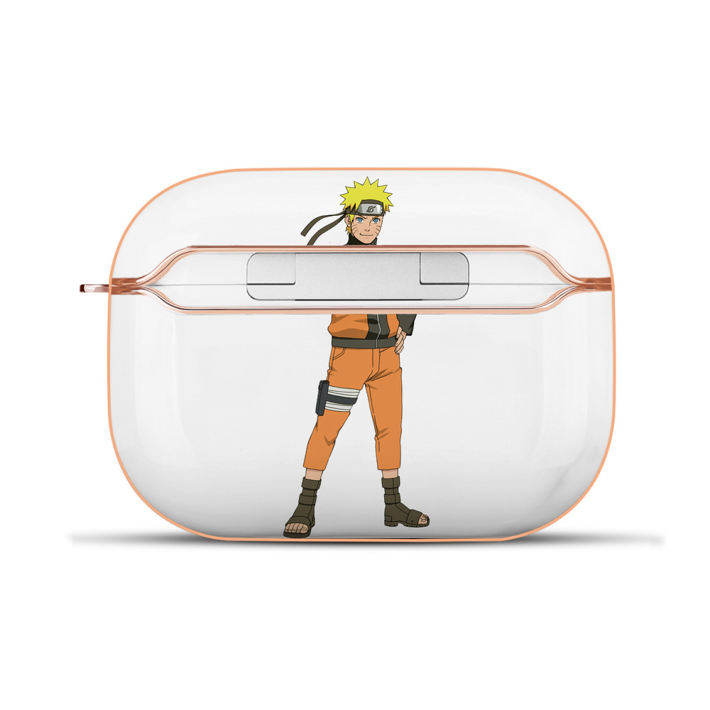 （画像用） NARUTO -ナルト- うずまき ナルト Uzumaki Naruto 【AirPods Pro用】ハードシェル保護ケース｜耐衝撃・防指紋・カラビナ付き商品仕様