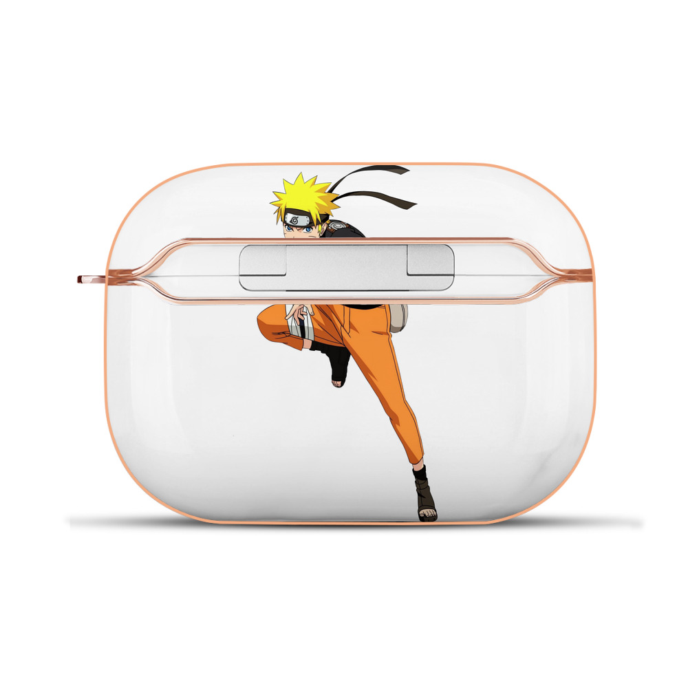 （画像用） NARUTO -ナルト- うずまき ナルト Uzumaki Naruto 【AirPods Pro用】ハードシェル保護ケース｜耐衝撃・防指紋・カラビナ付き商品仕様