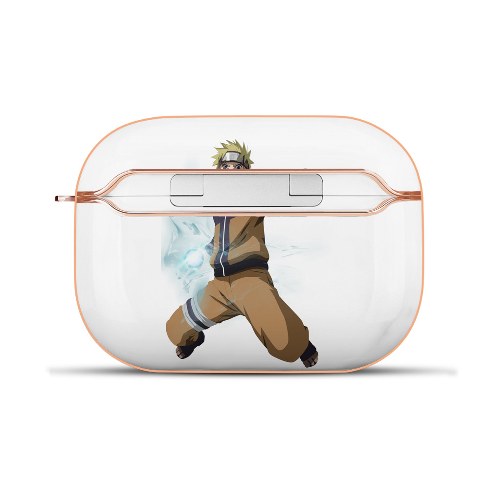 （画像用） NARUTO -ナルト- うずまき ナルト Uzumaki Naruto 【AirPods Pro用】ハードシェル保護ケース｜耐衝撃・防指紋・カラビナ付き商品仕様
