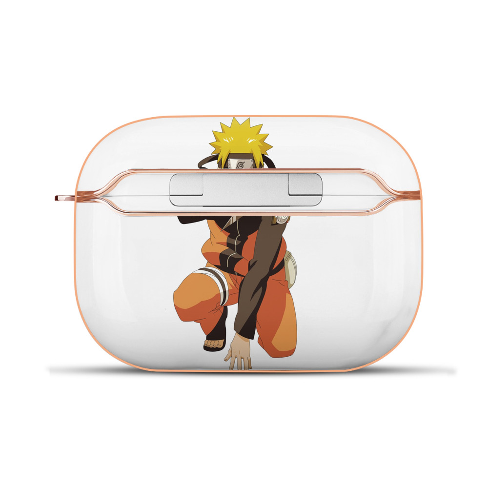 （画像用） NARUTO -ナルト- うずまき ナルト Uzumaki Naruto 【AirPods Pro用】ハードシェル保護ケース｜耐衝撃・防指紋・カラビナ付き商品仕様