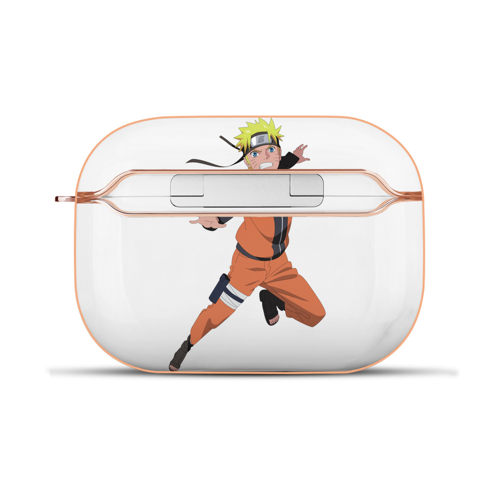 （画像用） NARUTO -ナルト- うずまき ナルト Uzumaki Naruto 【AirPods Pro用】ハードシェル保護ケース｜耐衝撃・防指紋・カラビナ付き商品仕様