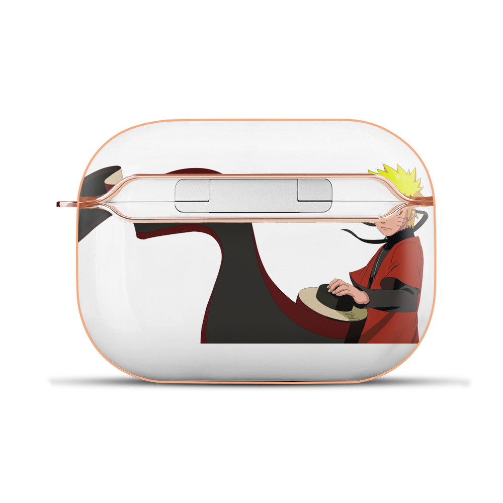 （画像用） NARUTO -ナルト- うずまき ナルト Uzumaki Naruto 【AirPods Pro用】ハードシェル保護ケース｜耐衝撃・防指紋・カラビナ付き商品仕様