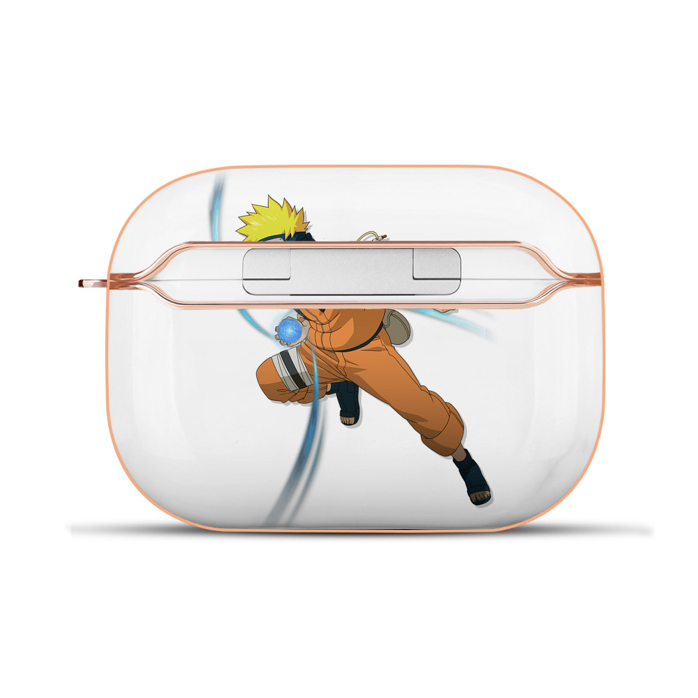 （画像用） NARUTO -ナルト- うずまき ナルト Uzumaki Naruto 【AirPods Pro用】ハードシェル保護ケース｜耐衝撃・防指紋・カラビナ付き商品仕様