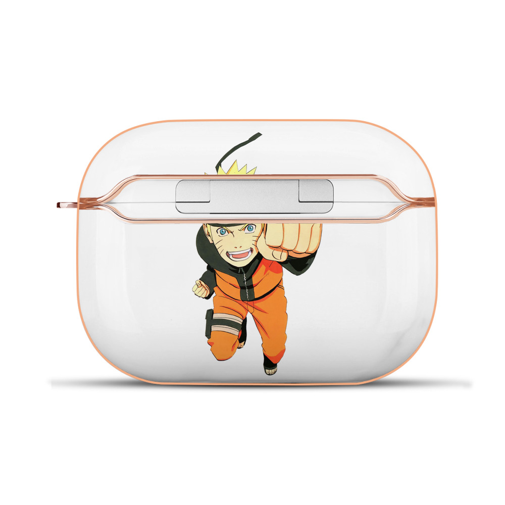 （画像用） NARUTO -ナルト- うずまき ナルト Uzumaki Naruto 【AirPods Pro用】ハードシェル保護ケース｜耐衝撃・防指紋・カラビナ付き商品仕様