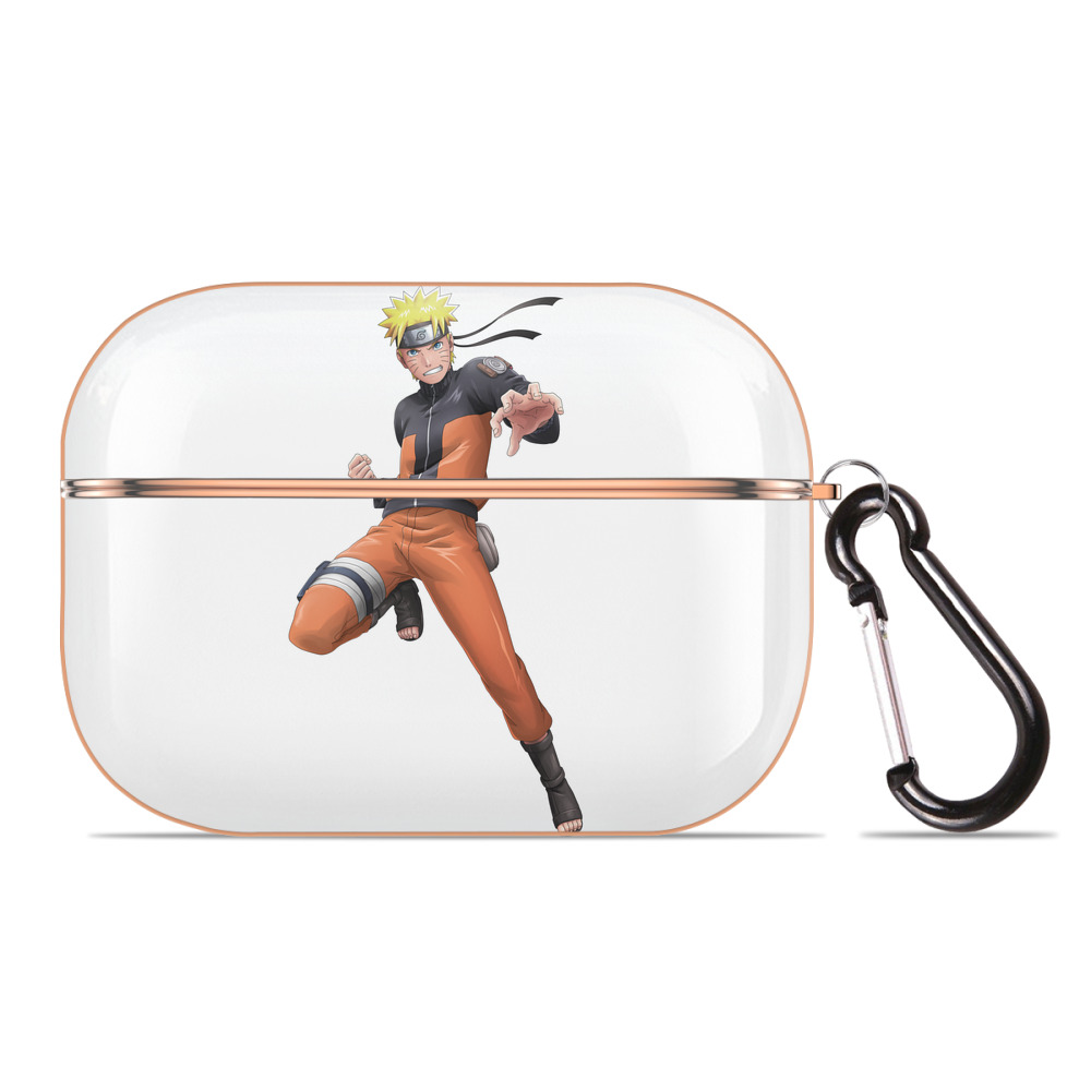 （画像用） NARUTO -ナルト- うずまき ナルト Uzumaki Naruto 【AirPods Pro用】ハードシェル保護ケース｜耐衝撃・防指紋・カラビナ付き商品仕様