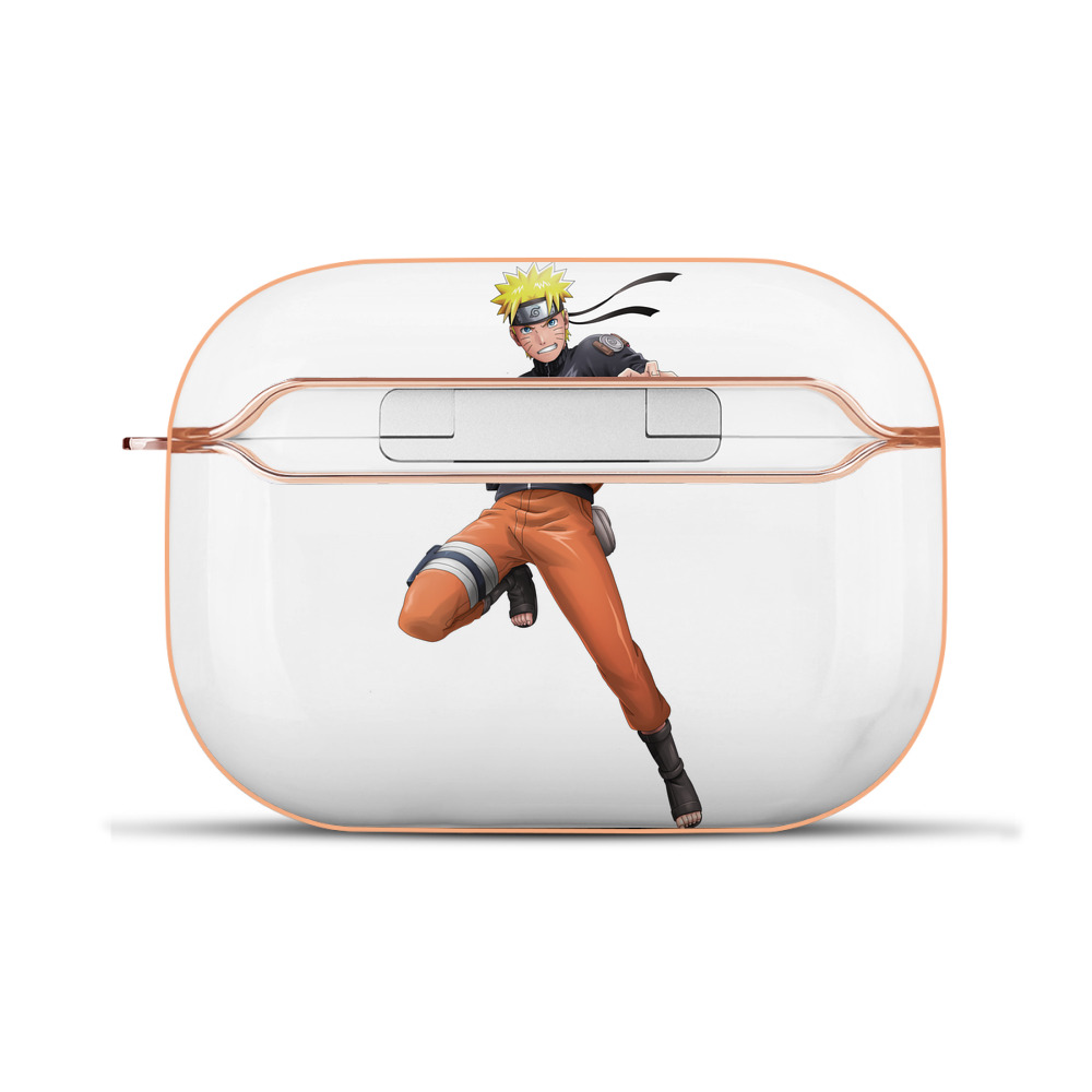 （画像用） NARUTO -ナルト- うずまき ナルト Uzumaki Naruto 【AirPods Pro用】ハードシェル保護ケース｜耐衝撃・防指紋・カラビナ付き商品仕様