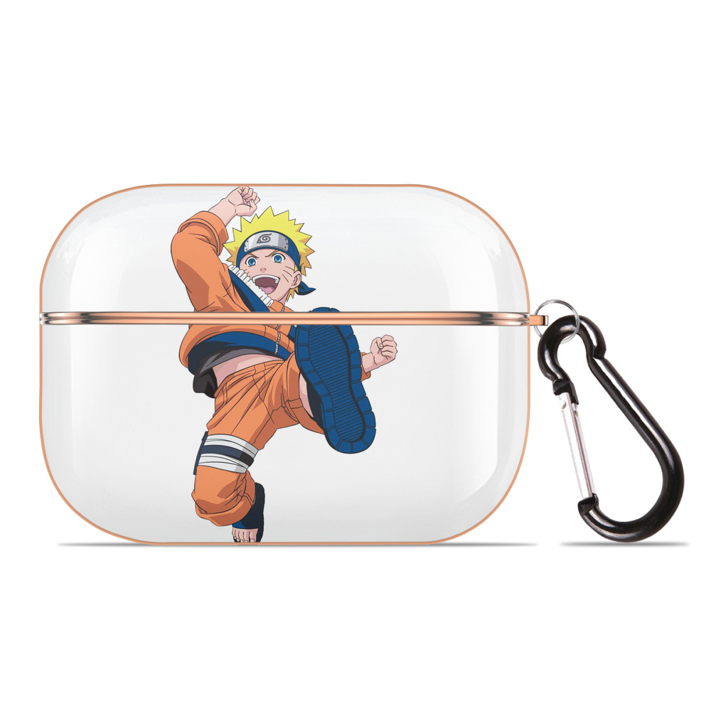 （画像用） NARUTO -ナルト- うずまき ナルト Uzumaki Naruto 【AirPods Pro用】ハードシェル保護ケース｜耐衝撃・防指紋・カラビナ付き商品仕様