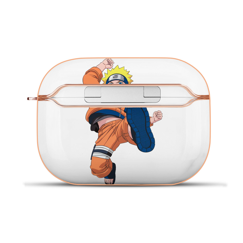 （画像用） NARUTO -ナルト- うずまき ナルト Uzumaki Naruto 【AirPods Pro用】ハードシェル保護ケース｜耐衝撃・防指紋・カラビナ付き商品仕様