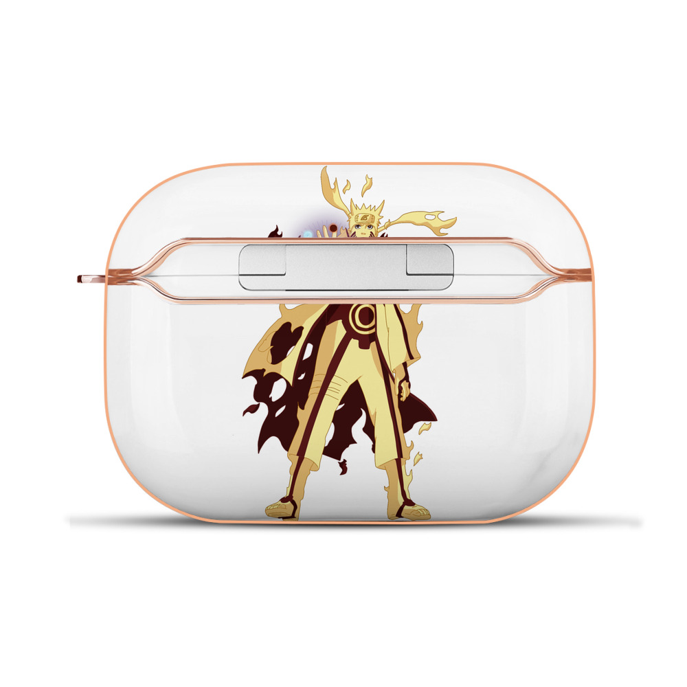 （画像用） NARUTO -ナルト- うずまき ナルト Uzumaki Naruto 【AirPods Pro用】ハードシェル保護ケース｜耐衝撃・防指紋・カラビナ付き商品仕様