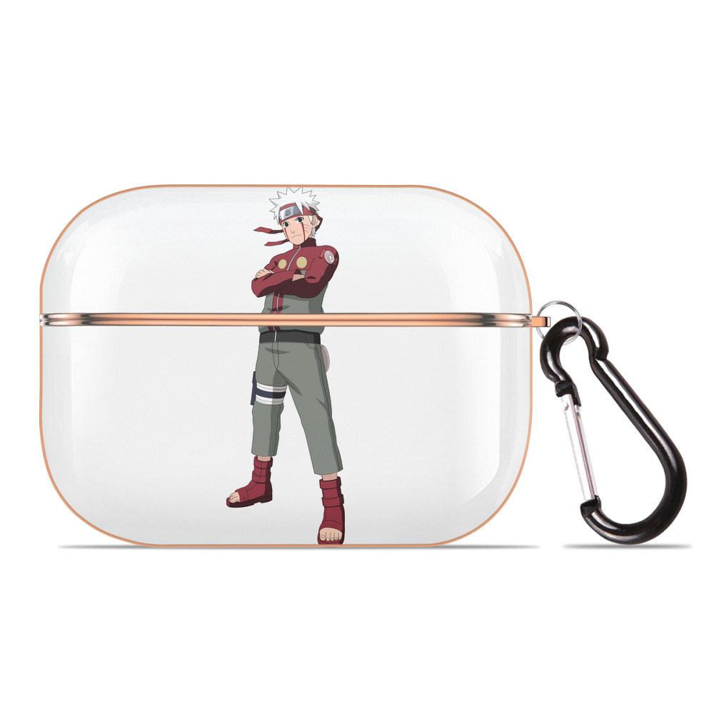 （画像用） NARUTO -ナルト- うずまき ナルト Uzumaki Naruto 【AirPods Pro用】ハードシェル保護ケース｜耐衝撃・防指紋・カラビナ付き商品仕様