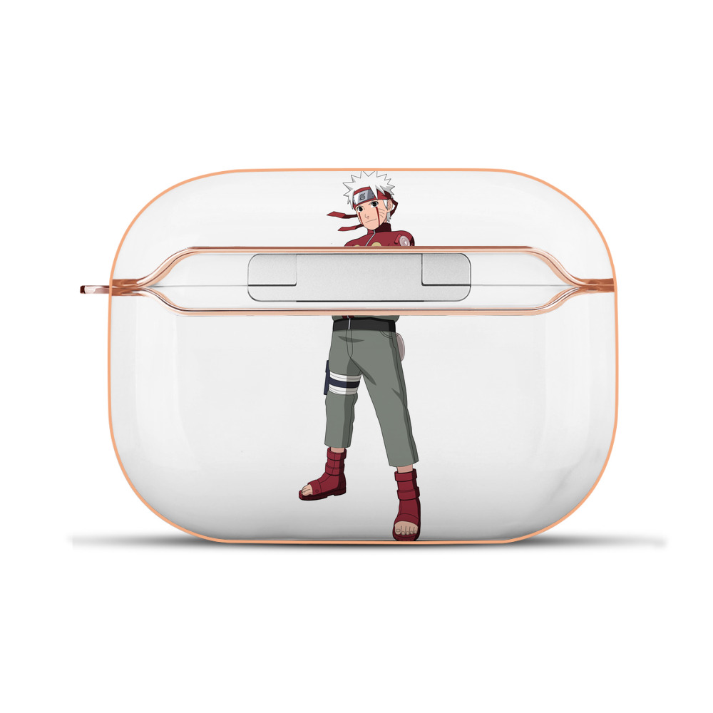 （画像用） NARUTO -ナルト- うずまき ナルト Uzumaki Naruto 【AirPods Pro用】ハードシェル保護ケース｜耐衝撃・防指紋・カラビナ付き商品仕様