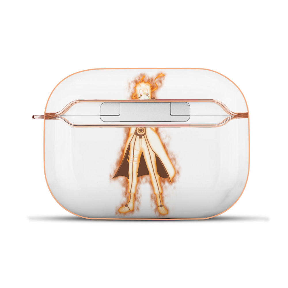 （画像用） NARUTO -ナルト- うずまき ナルト Uzumaki Naruto 【AirPods Pro用】ハードシェル保護ケース｜耐衝撃・防指紋・カラビナ付き商品仕様