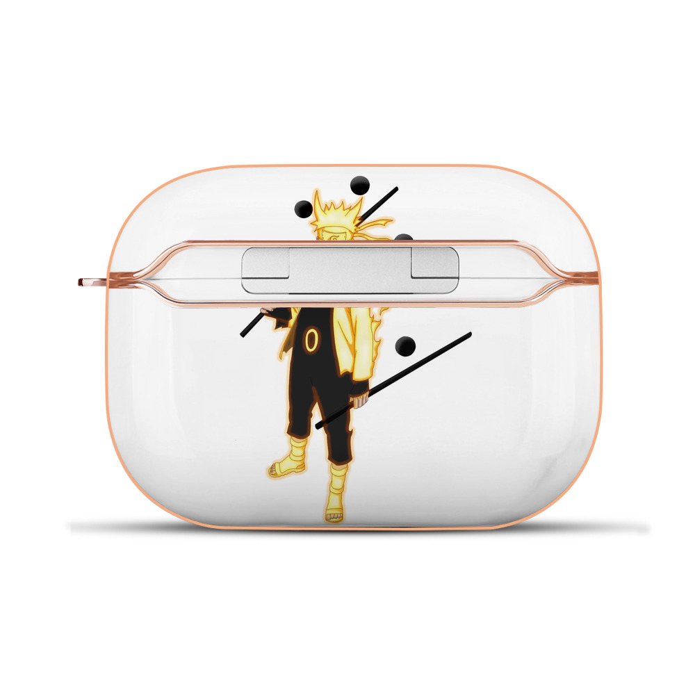 （画像用） NARUTO -ナルト- うずまき ナルト Uzumaki Naruto 【AirPods Pro用】ハードシェル保護ケース｜耐衝撃・防指紋・カラビナ付き商品仕様