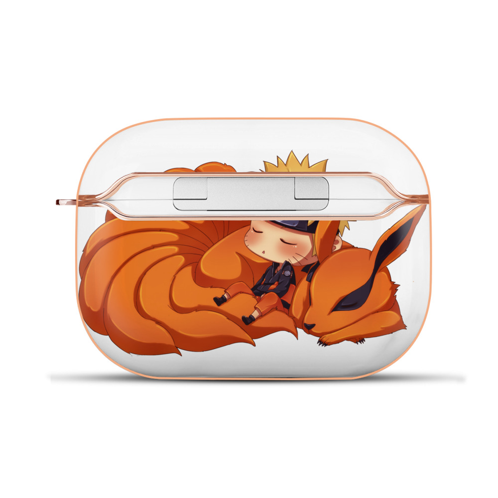 （画像用） NARUTO -ナルト- うずまき ナルト Uzumaki Naruto 【AirPods Pro用】ハードシェル保護ケース｜耐衝撃・防指紋・カラビナ付き商品仕様