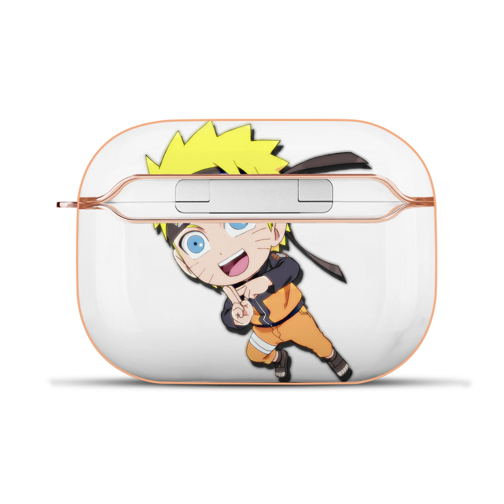 （画像用） NARUTO -ナルト- うずまき ナルト Uzumaki Naruto 【AirPods Pro用】ハードシェル保護ケース｜耐衝撃・防指紋・カラビナ付き商品仕様