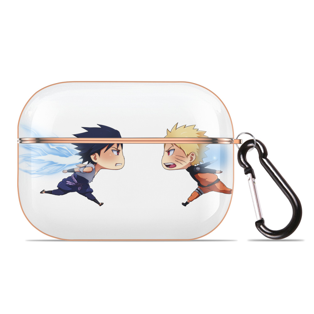 （画像用） NARUTO -ナルト- うずまき ナルト Uzumaki Naruto 【AirPods Pro用】ハードシェル保護ケース｜耐衝撃・防指紋・カラビナ付き商品仕様