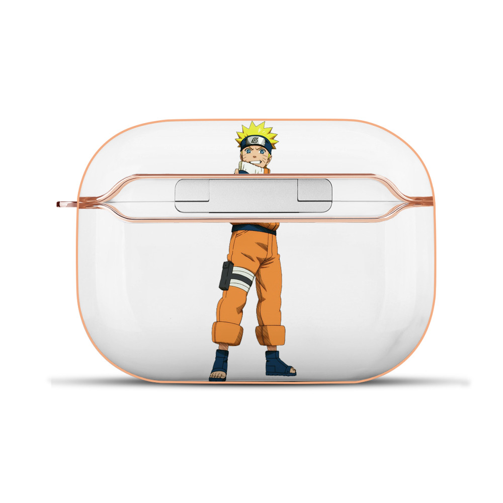 （画像用） NARUTO -ナルト- うずまき ナルト Uzumaki Naruto 【AirPods Pro用】ハードシェル保護ケース｜耐衝撃・防指紋・カラビナ付き商品仕様