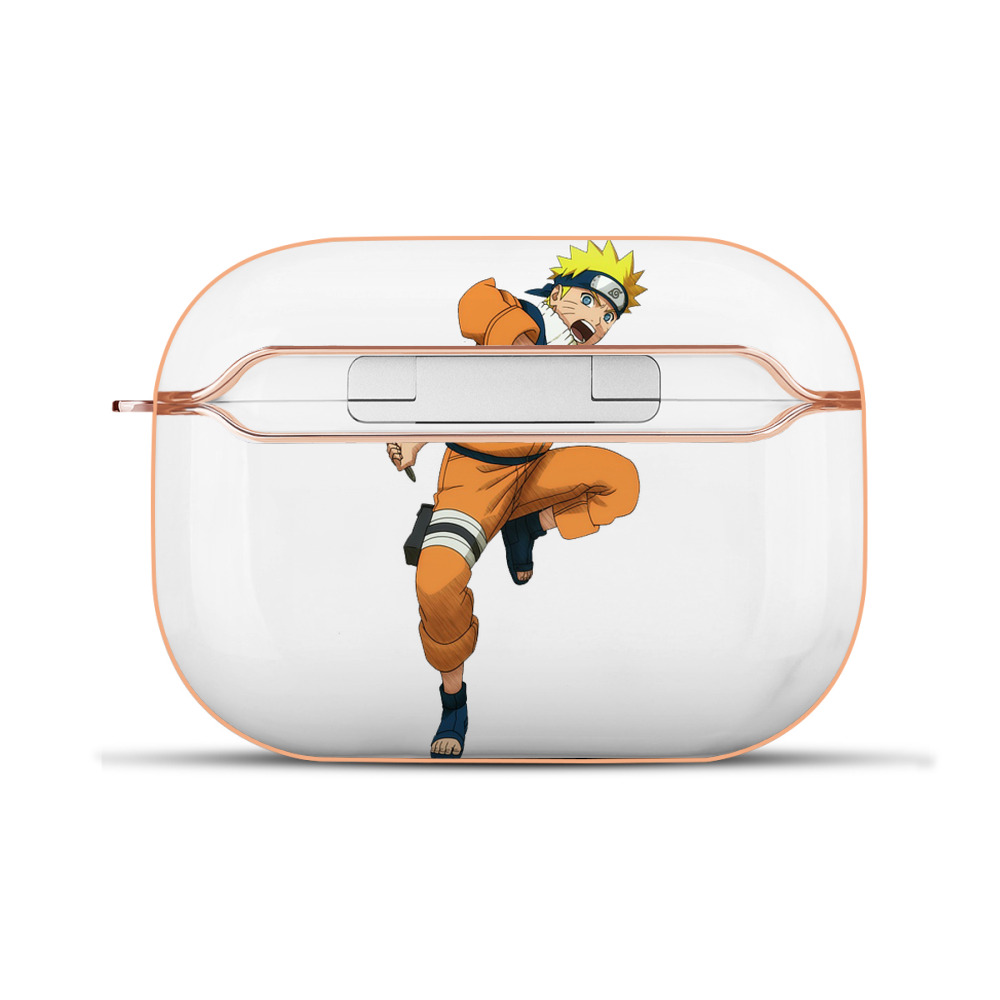 （画像用） NARUTO -ナルト- うずまき ナルト Uzumaki Naruto 【AirPods Pro用】ハードシェル保護ケース｜耐衝撃・防指紋・カラビナ付き商品仕様