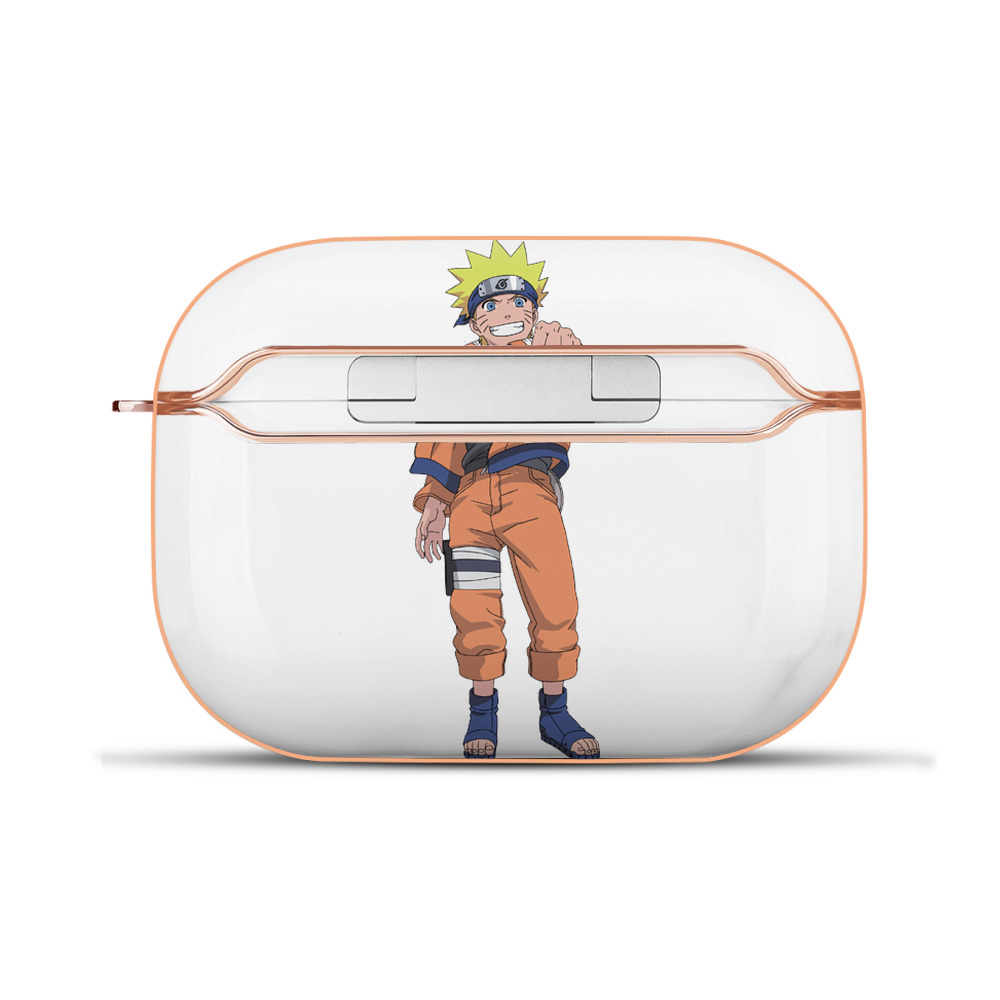 （画像用） NARUTO -ナルト- うずまき ナルト Uzumaki Naruto 【AirPods Pro用】ハードシェル保護ケース｜耐衝撃・防指紋・カラビナ付き商品仕様