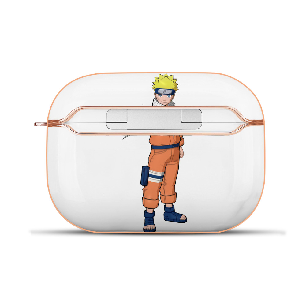 （画像用） NARUTO -ナルト- うずまき ナルト Uzumaki Naruto 【AirPods Pro用】ハードシェル保護ケース｜耐衝撃・防指紋・カラビナ付き商品仕様