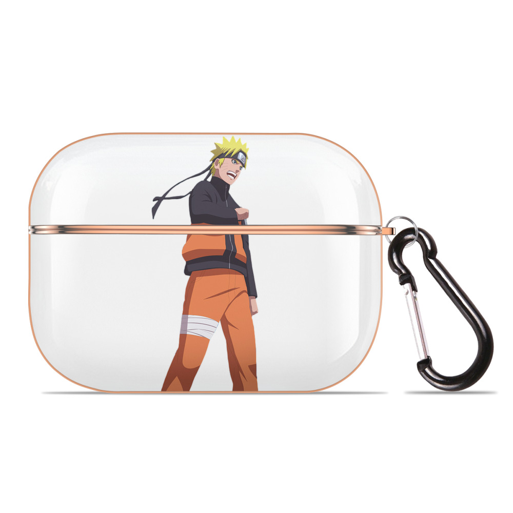 （画像用） NARUTO -ナルト- うずまき ナルト Uzumaki Naruto 【AirPods Pro用】ハードシェル保護ケース｜耐衝撃・防指紋・カラビナ付き商品仕様