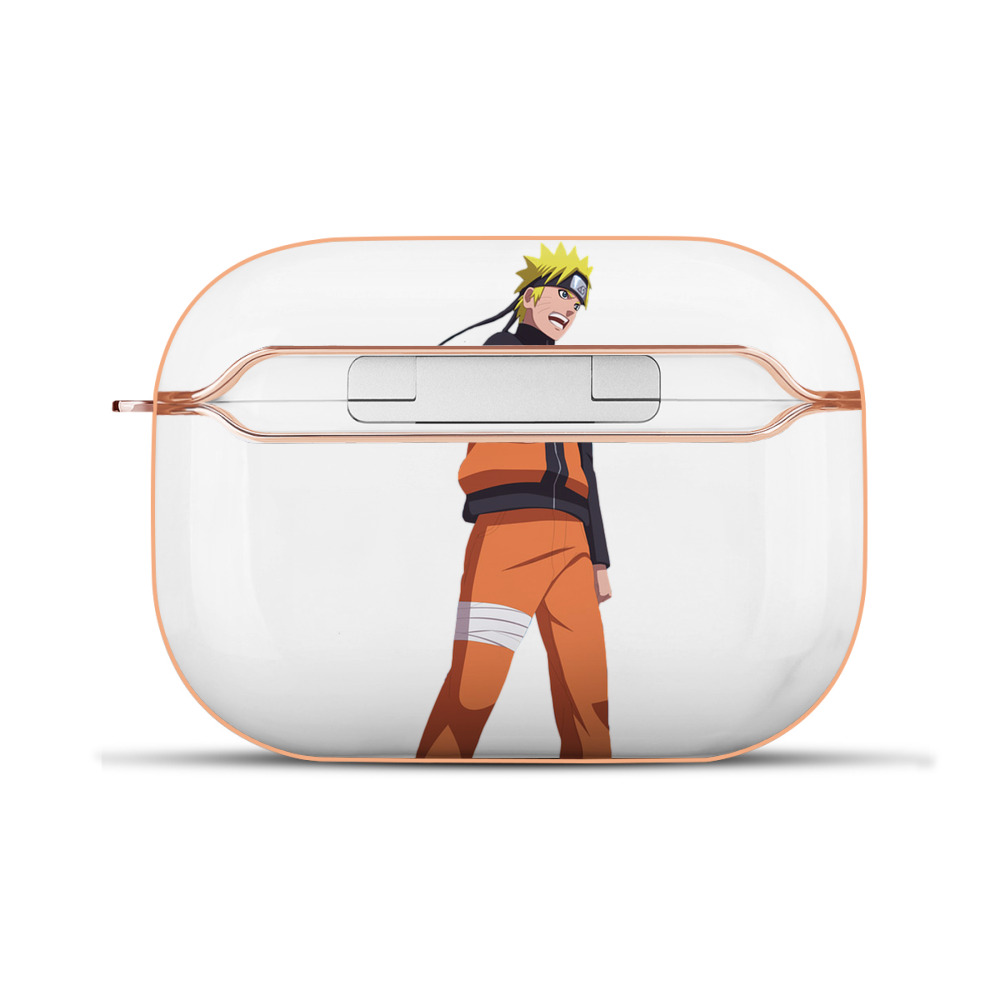 （画像用） NARUTO -ナルト- うずまき ナルト Uzumaki Naruto 【AirPods Pro用】ハードシェル保護ケース｜耐衝撃・防指紋・カラビナ付き商品仕様